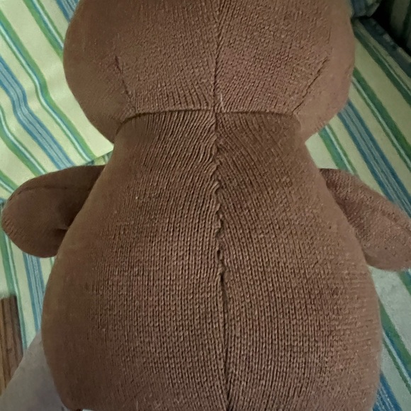 Spark Create Imagine 14” Knit Soft Plush Brown Sloth Stuffed Animal Toy - Picture 5 of 8